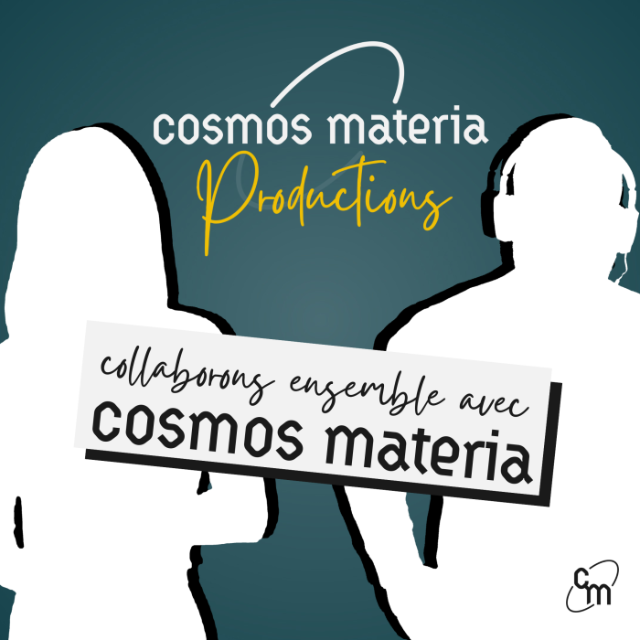 média,médias,science,actualités,productions,tribunes,création,contenus,médiation,scientifique,scientifiques,matériau,matériaux,podcast,podcats,chroniques,newsletter,conférence,humaine,inclusive,matière,vulgarisation,cosmos,materia,connaissance,société,récits,scientifiques,valorisation,formation,conseil,stratégie,rédaction,services,concevoir,production,diffusion,diffusions,podcasts,communication,pensées,newsletters,compréhension,collaboratifs,histoire,valeurs,accessible,éthique,incarné,rigoureuse,transversale